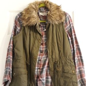Olive Green Vest